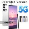ارخص هاتف C25 ULTRA 5G الذكي 2026 – شاشة 6.8 بوصة، بطارية طويلة العمر، شريحتان SIM مع قلم وسماعات من تيمو