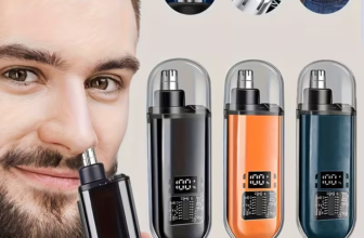 ماكينة ازالة شعر الأنف المحمولة بشاشة رقمية – شحن USB وتصميم أنيق