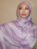 وشاح نسائي مطبوع بتدرجات رخامية وألوان مائية