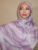 وشاح نسائي مطبوع بتدرجات رخامية وألوان مائية